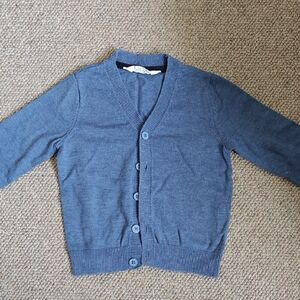 H&M Kids Blue Button-Up Cardigan